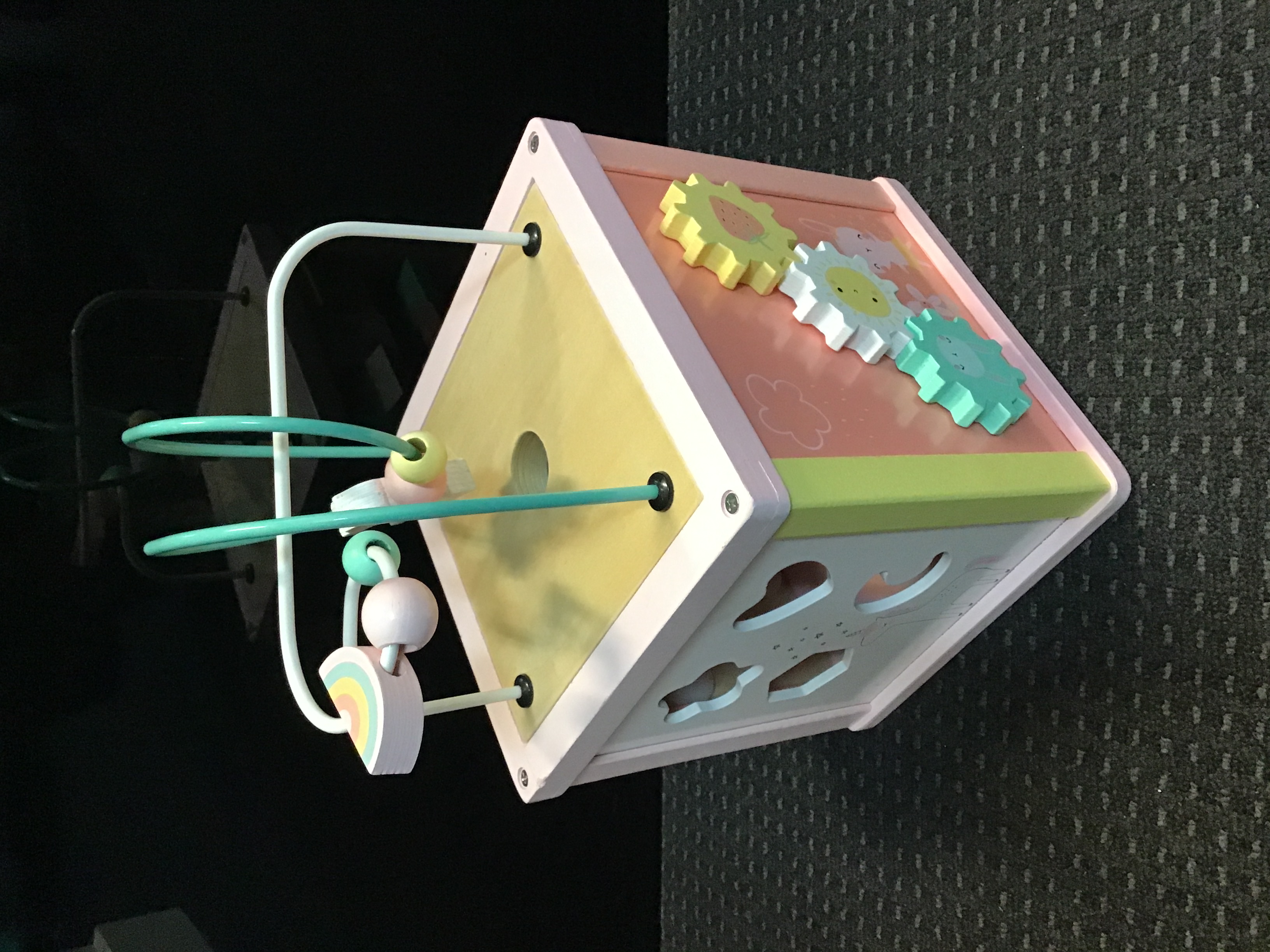 Pink Activity Cube