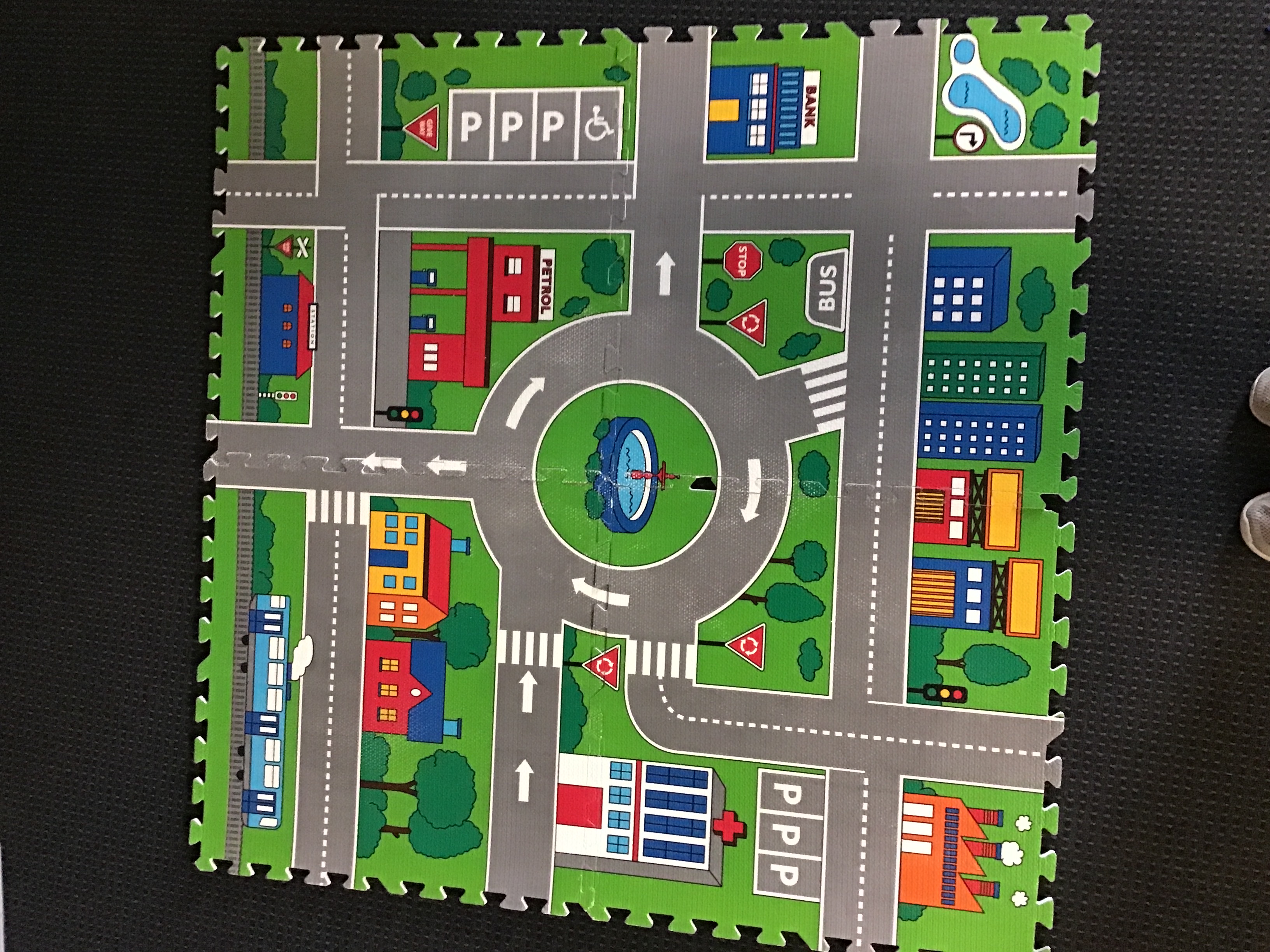 Large Foam Road Map